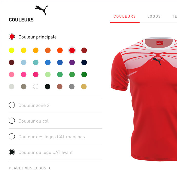 Hapticmedia 3D configurator for PUMA Recolt Data
