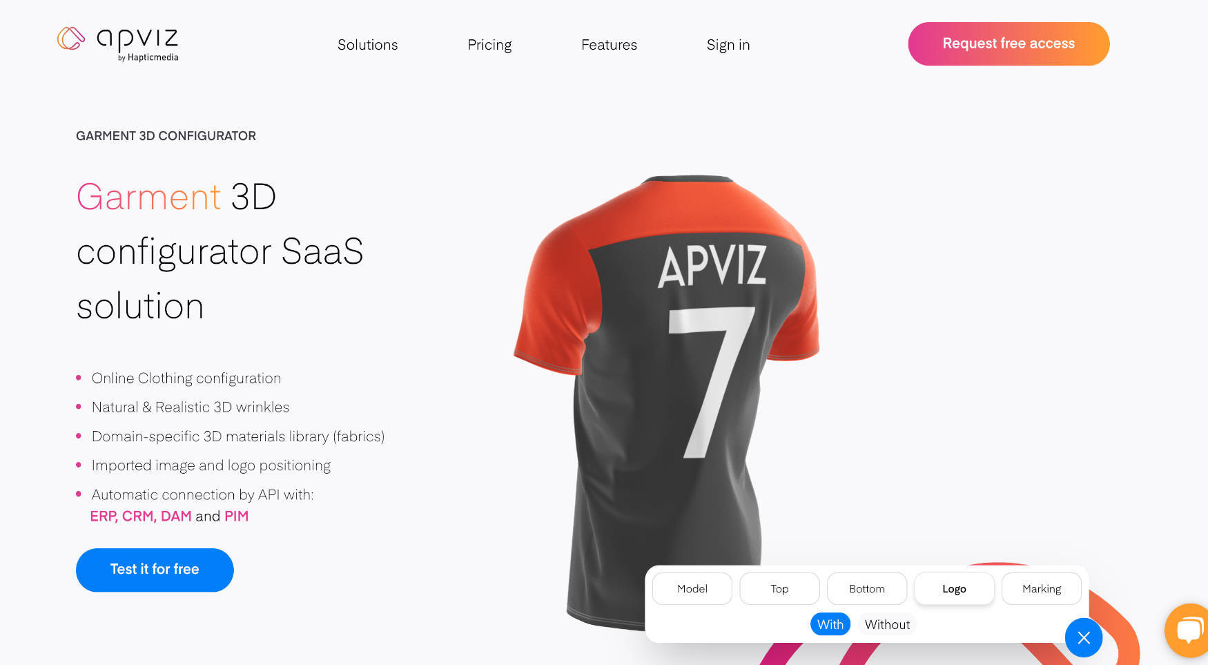 Custom football jersey 3D configurator